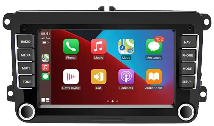 Autoradio avec Apple CarPlay et Android Auto